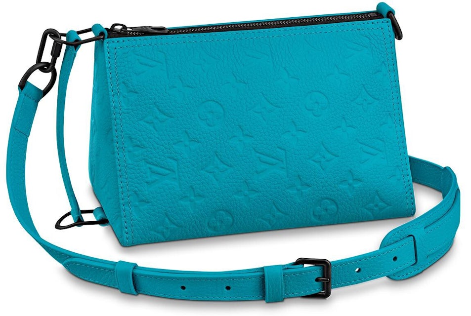 Louis Vuitton Triangle Mesenger Bag Taurillon Monogram Turquoise M55925 –  Luxuria & Co.