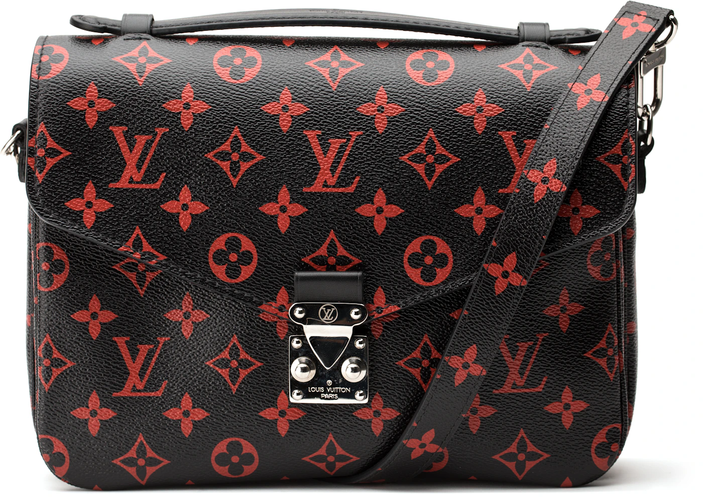 Louis Vuitton Metis Pochette Infrarouge Monogram Canvas Crossbody Bag Black
