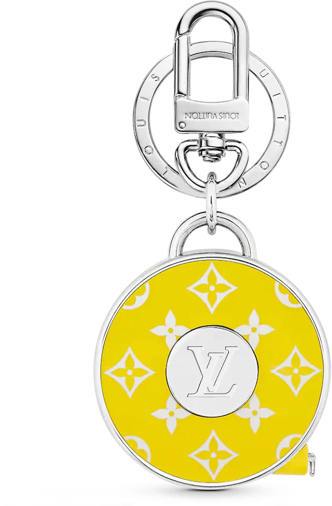 Louis Vuitton Metre Bag Charm and Key Holder Monogram Yellow in Silver  Metal with Silver-tone - US