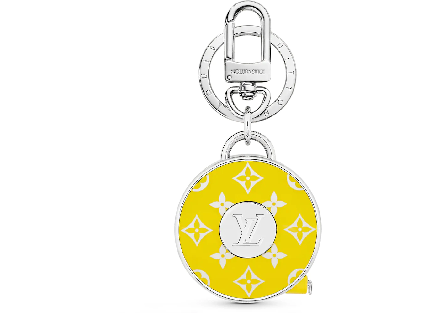Louis Vuitton Metre Bag Charm and Key Holder Monogram Yellow in Silver  Metal with Silver-tone - US