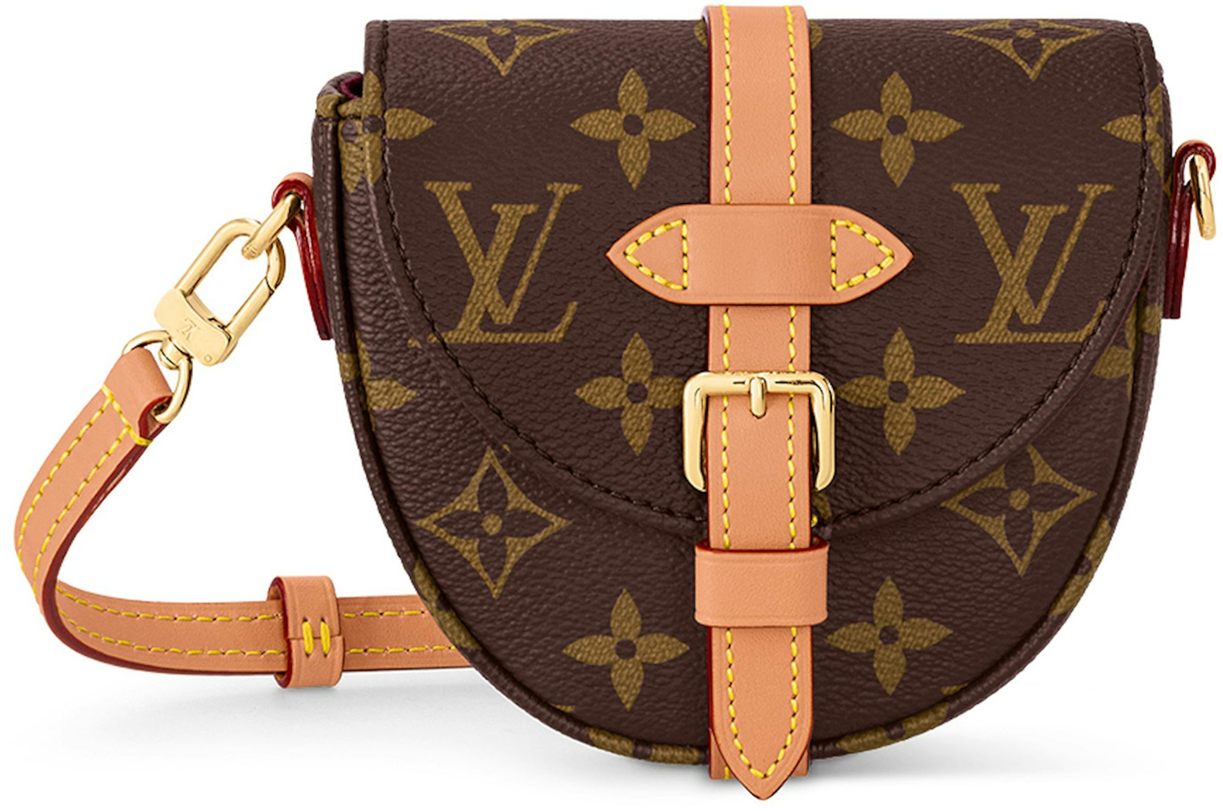 Louis Vuitton Monogram Canvas Micro Chantilly Handbag with Gold