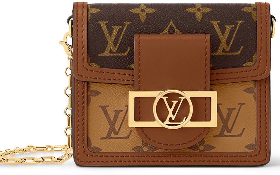 Louis Vuitton Dauphine Chain Wallet Monogram Reverse Monogram