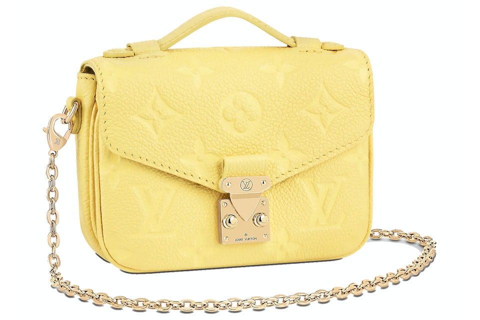 Louis Vuitton Micro Métis Monogram Empriente Yellow in Cowhide Leather with  Gold-tone - US