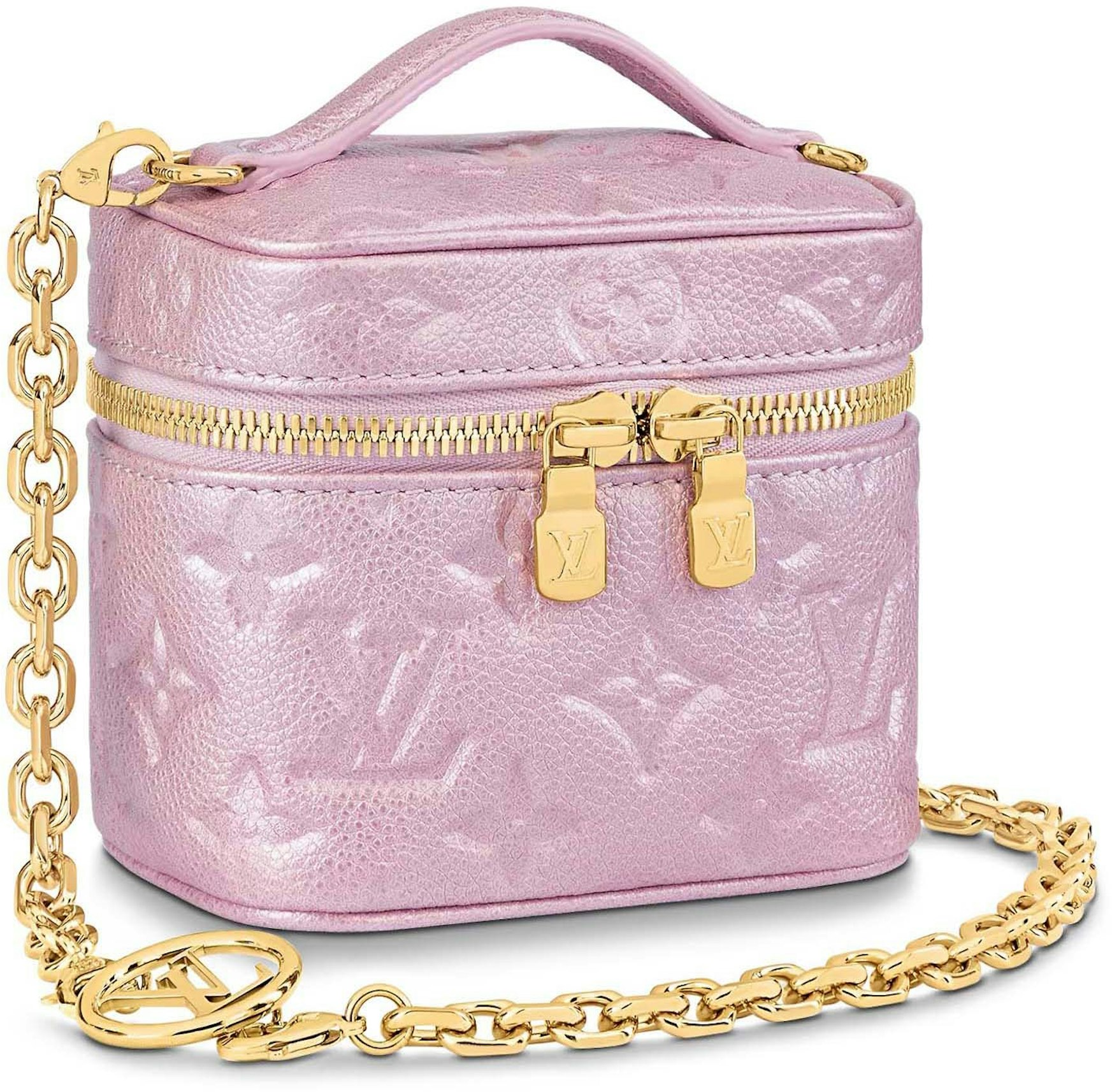 Louis Vuitton Micro Lilac in Empreinte Embossed Supple Grained Cowhide Leather with Gold-tone -