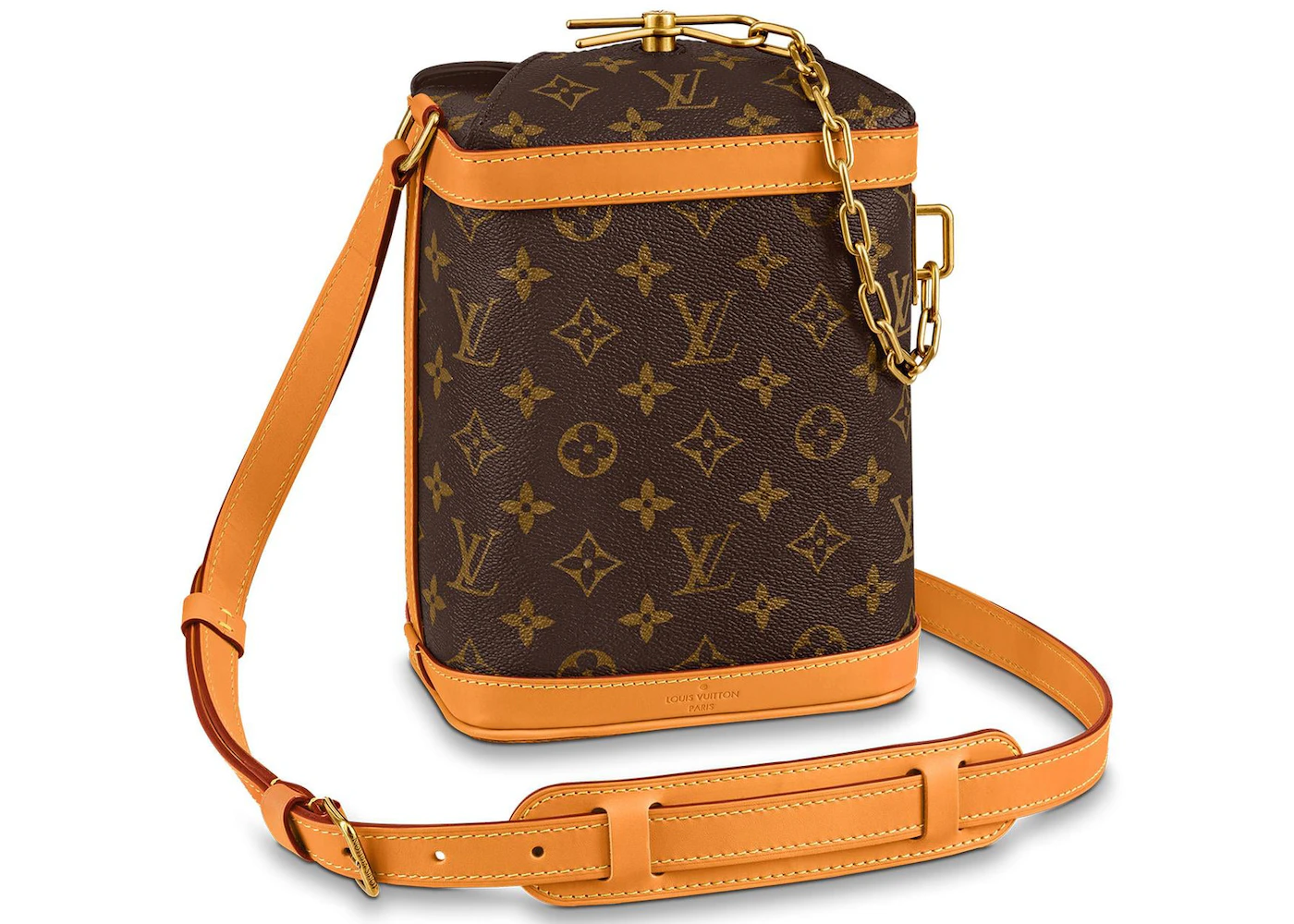 Louis Vuitton x NBA Soft Trunk Phone Box Antartica in Coated Canvas with  Gold-tone - US