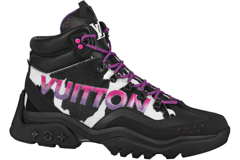 Pink louis top vuitton boots