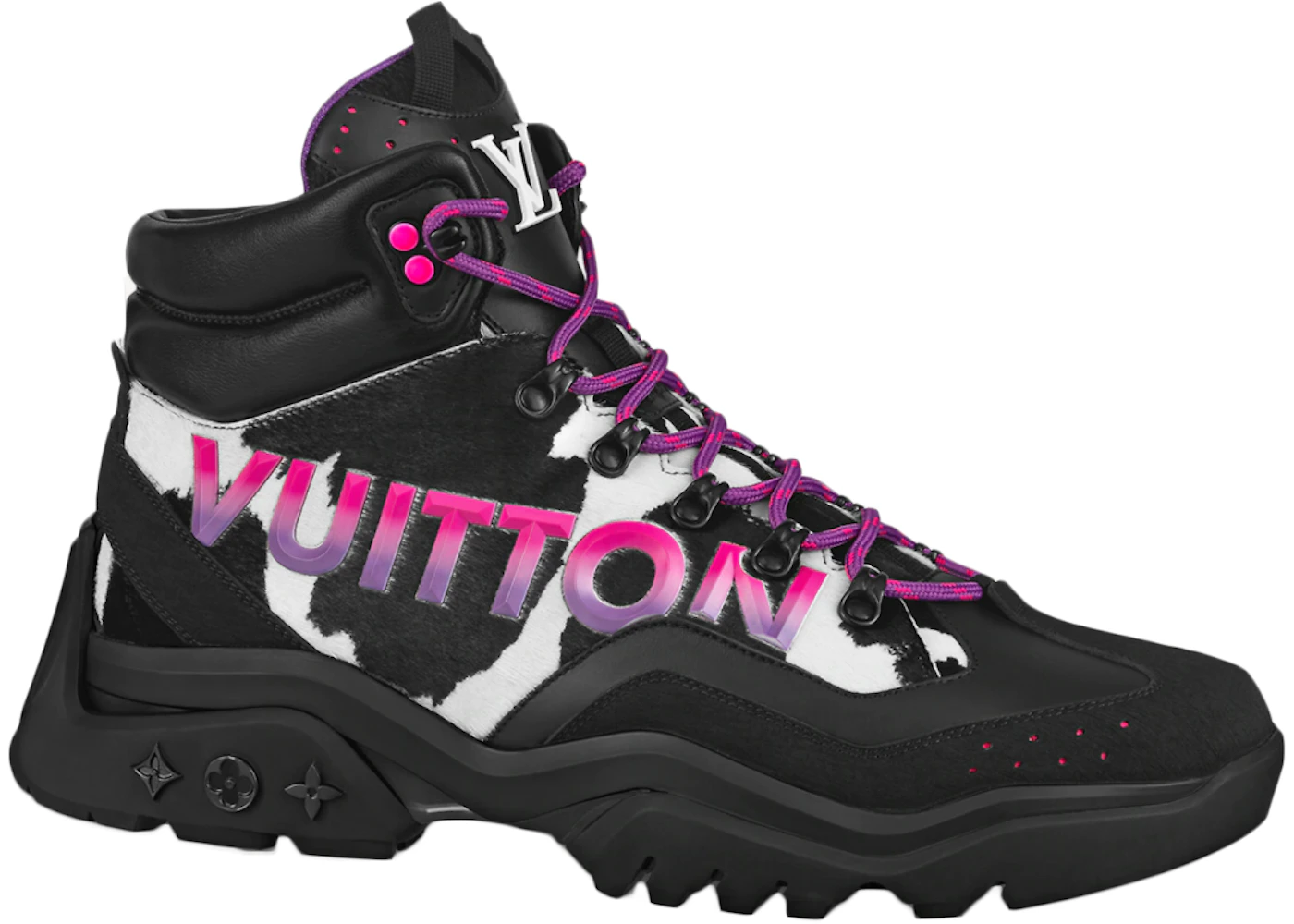 Louis Vuitton Millenium Ankle Boot Black Pink Men's - 1A995F - US