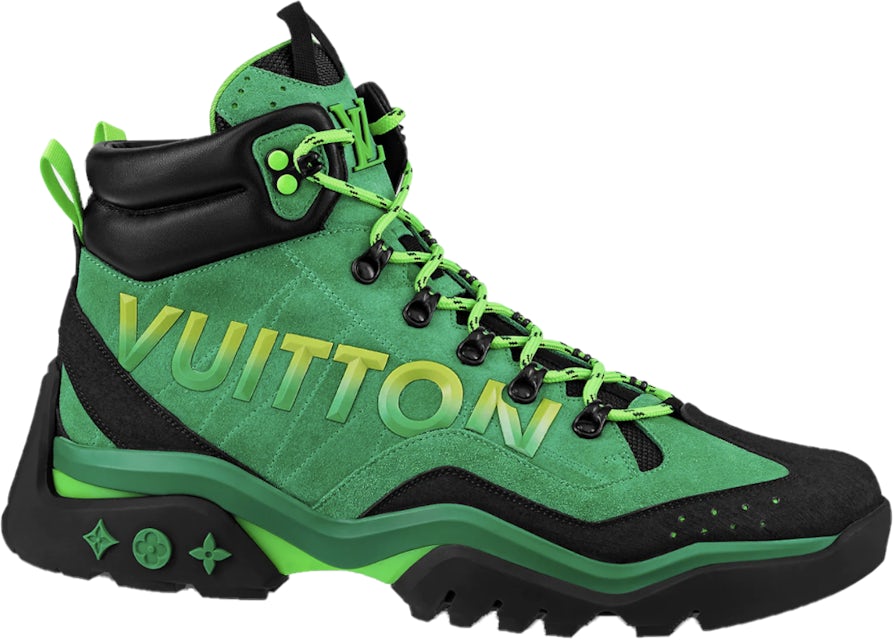 Louis Vuitton Millenium Ankle Boot Green Black
