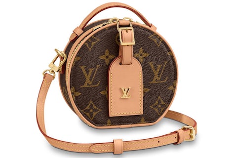 Louis Vuitton Mini Boite Chapeau Monogram Brown in Coated Canvas