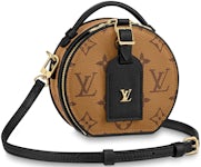 LOUIS VUITTON Nice Mini Vanity Hand Bag Monogram Leather Brown M44495  49YB141