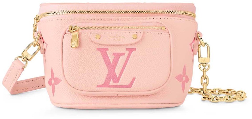 Louis Vuitton Mini Bumbag Gradient Pink in Monogram Empreinte Embossed  Supple Grained Cowhide Leather with Gold-tone - US