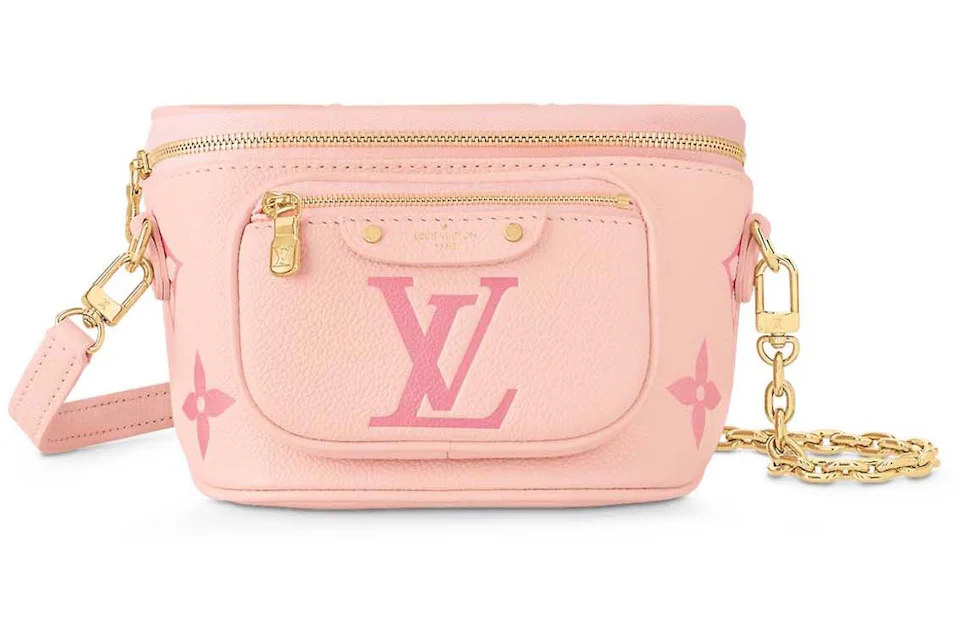 Louis Vuitton Mini Bumbag Gradient Pink in Monogram Empreinte Embossed
