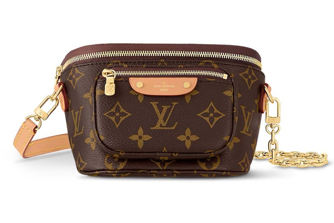 Louis Vuitton Mini Bumbag Monogram in Coated Canvas with Goldtone US