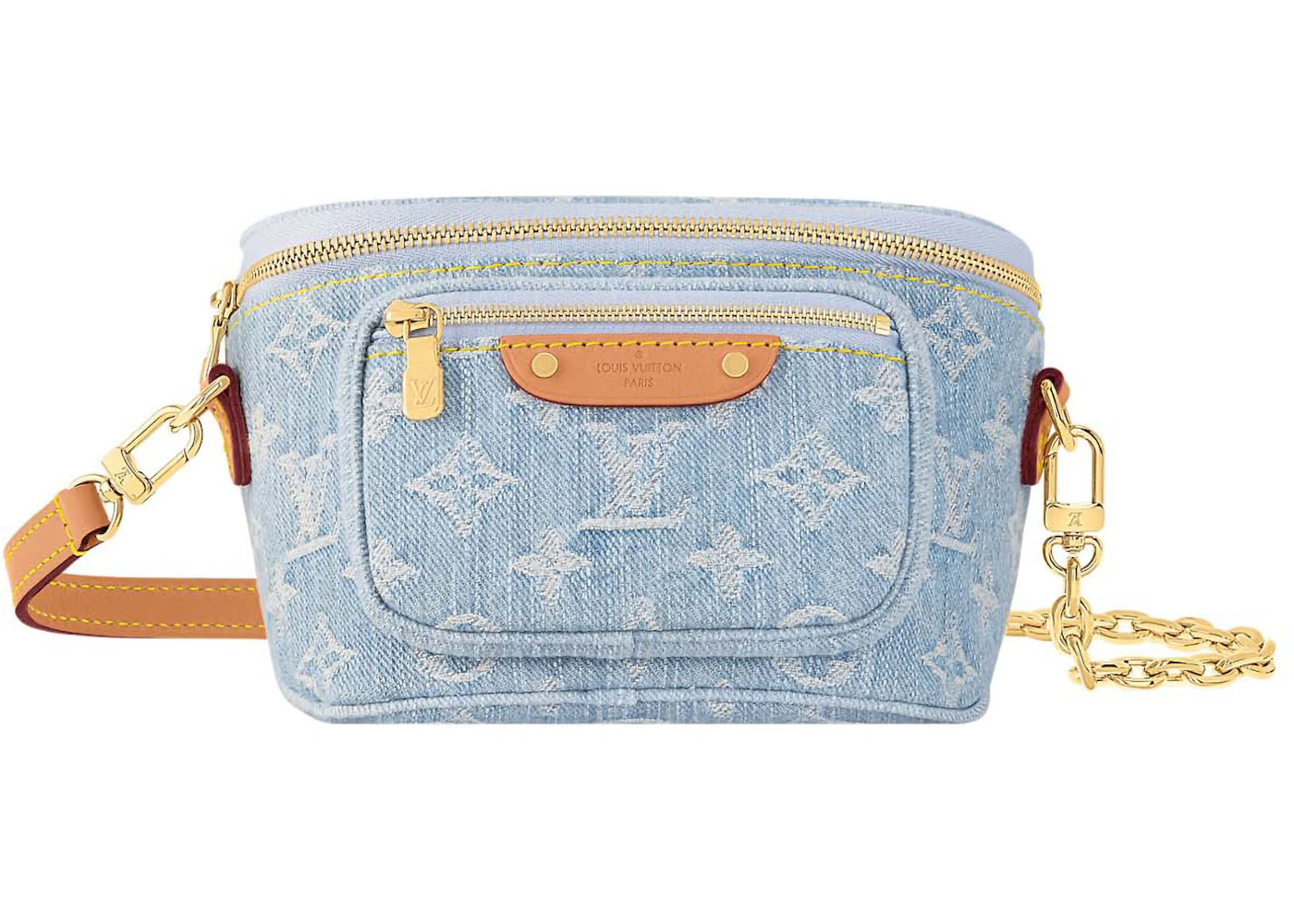 Mini Bumbag Lv Bum Bag Monogram Louis Vuitton Mini Bumbag Sky Blue