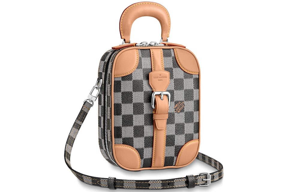 Louis Vuitton Mini Luggage Vertical Damier Black/White in Coated  Canvas/Leather with SIlver-tone - US