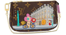 Louis Vuitton Mini Pochette Accessoires Vivienne Holiday Monogram Canvas/Pink