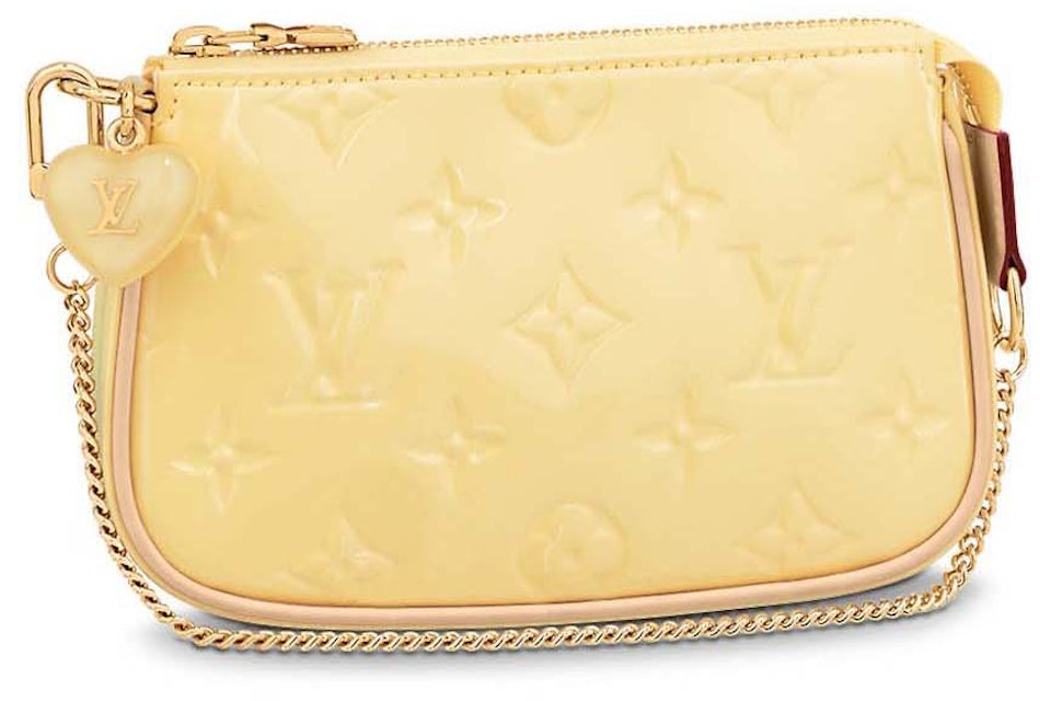 Louis Vuitton Mini Pochette Accessories Banana Fizz Yellow in Calfskin  Leather with Gold-tone - US