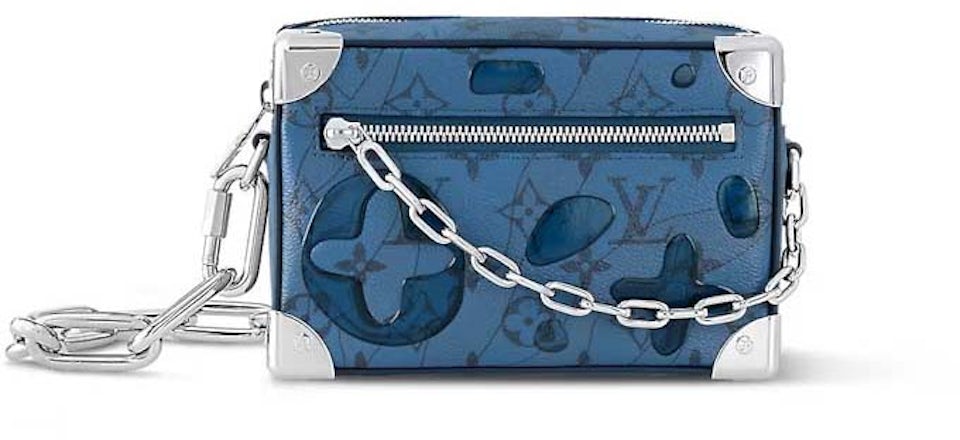 Louis Vuitton Mini Soft Trunk Abyss Blue in Coated Canvas with Silver-tone  - US