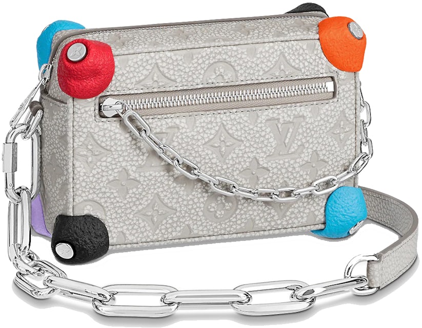 Louis Vuitton Mini Soft Trunk Chalk in Cowhide Leather with Silver