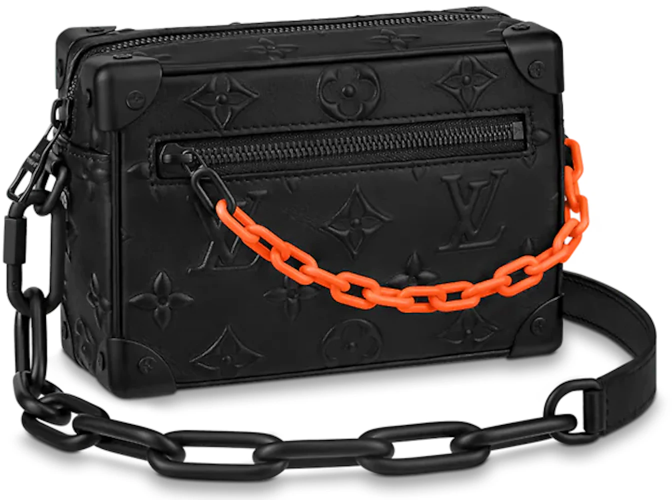 Louis Vuitton Mini Soft Trunk Monogram Black in Cowhide Leather with ...