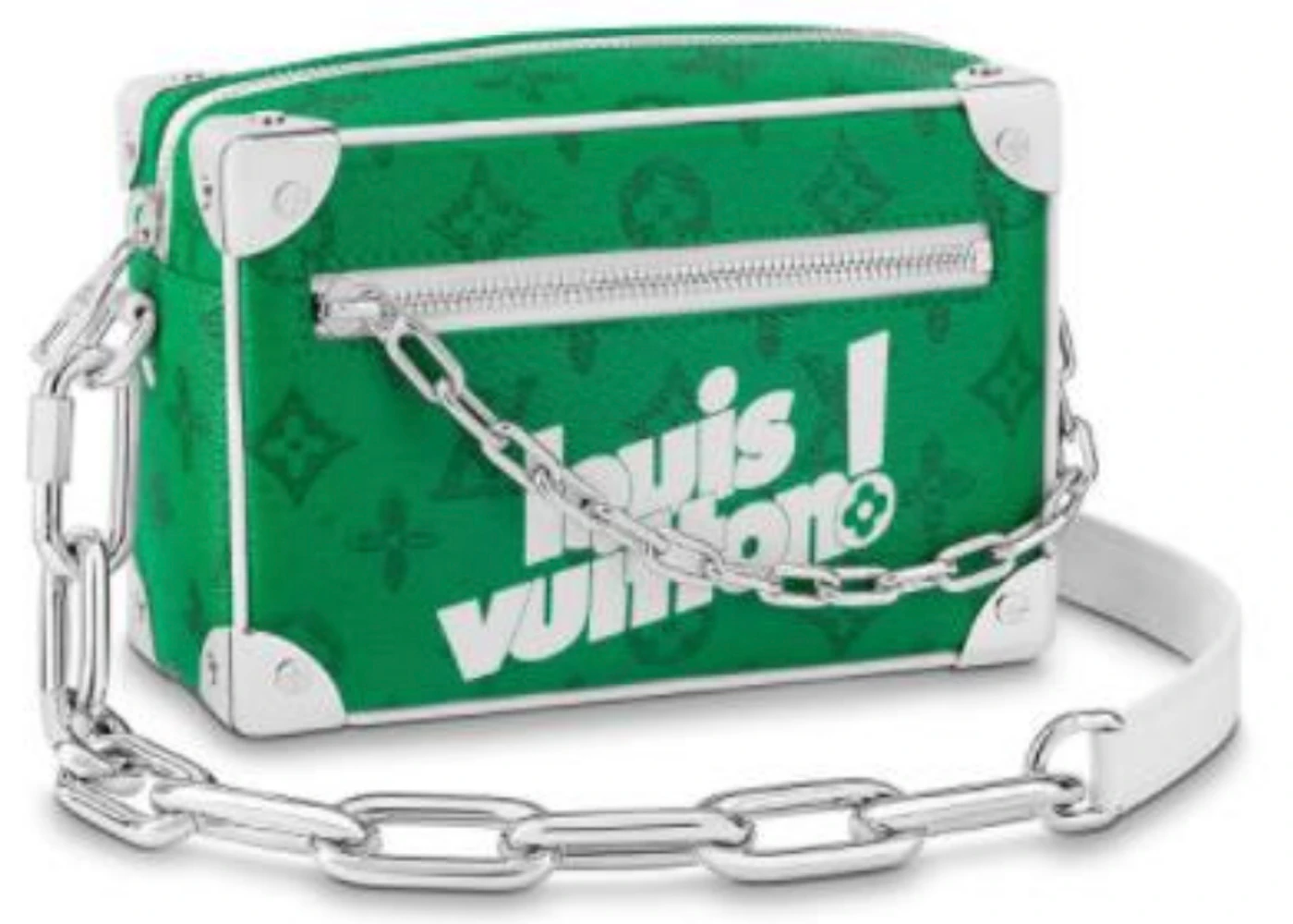 Louis Vuitton Mini Soft Trunk Monogram Green in Coated Canvas with  Silver-tone - US