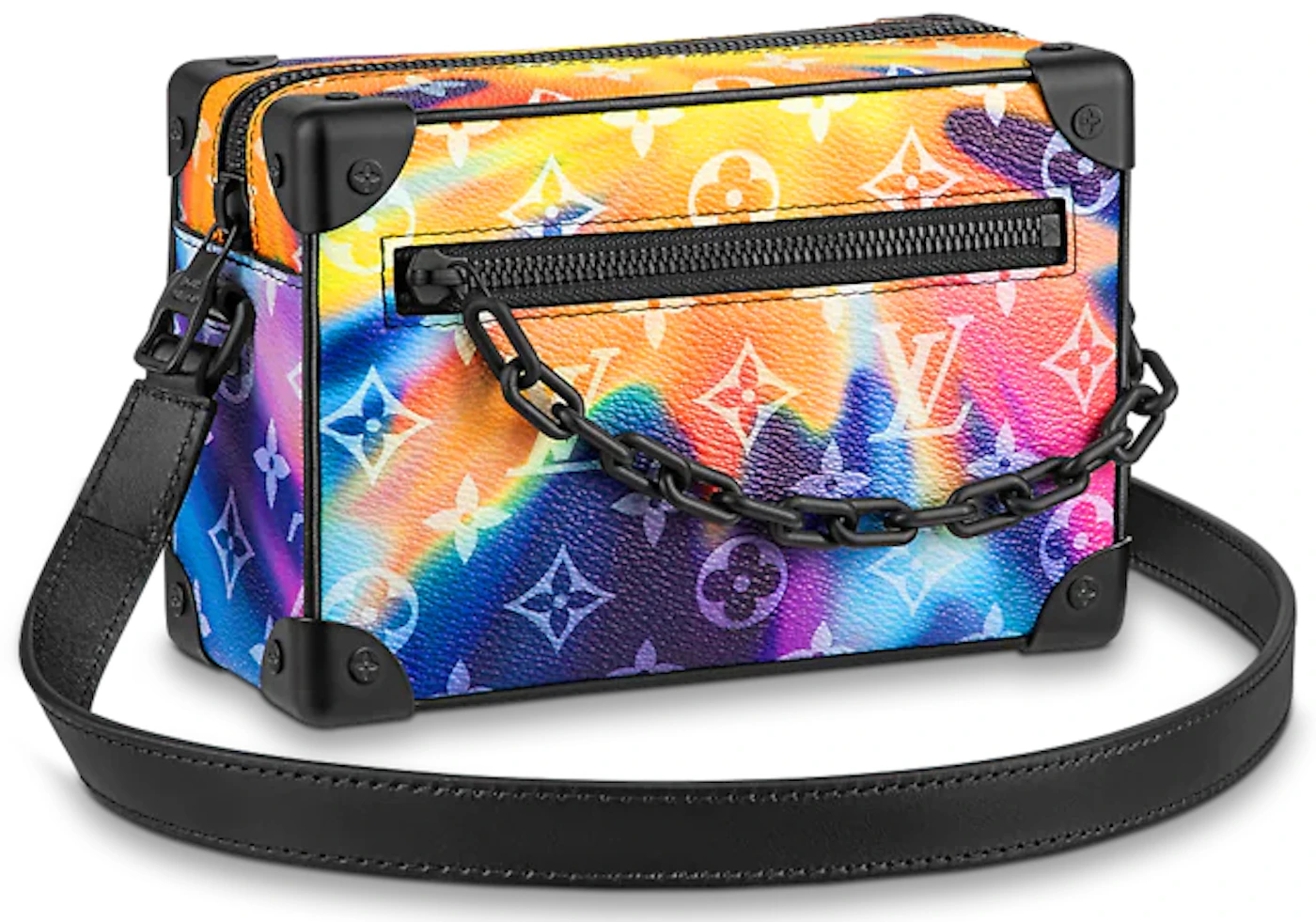 Louis Vuitton Mini Soft Trunk Sunset Monogram Multicolor in Coated Canvas  with Black-tone - GB