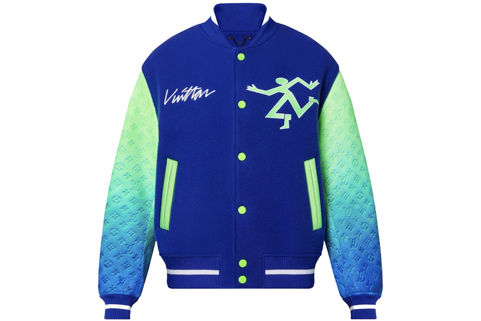 blue lv jacket