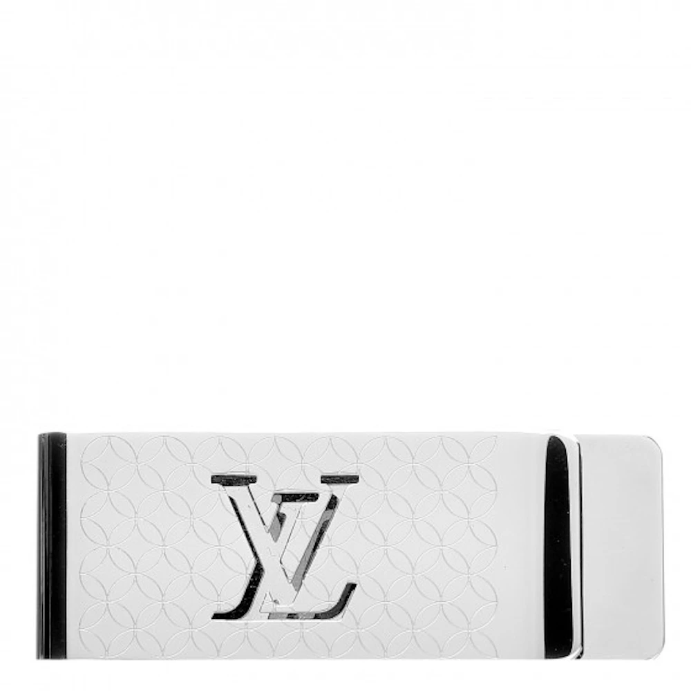 Louis Vuitton Money Clip Champs-Elysees Engraved Silver in Silver with ...
