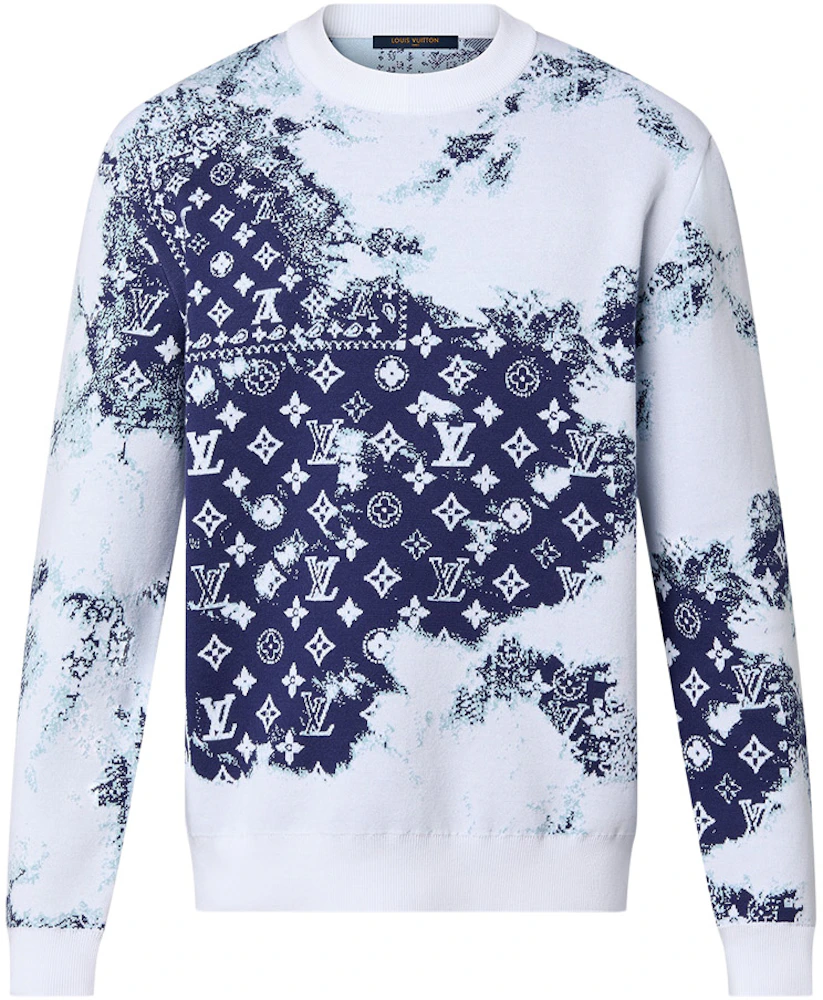 Louis Vuitton Monogram Bandana Shortsleeve Shirt Bleached Blue