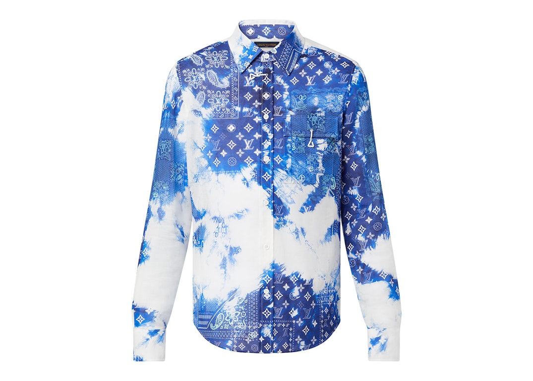 Pre-owned Louis Vuitton Silk Shirt ($2,483) ❤ liked on Polyvore featuring  men's fashion, men's clothing, men's shir…