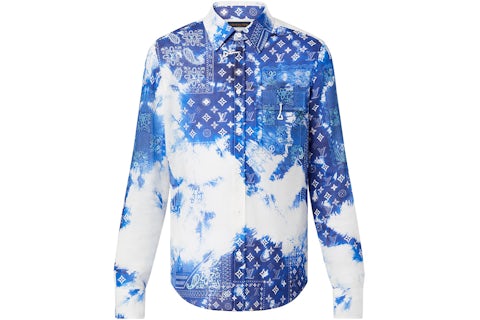 Louis Vuitton Camisa de manga larga con detalle de bandana