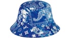 Louis Vuitton Monogram Bandana Reversible Bucket Hat Bleached Blue