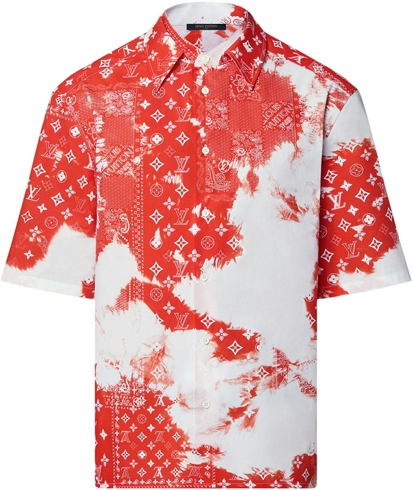 Louis Vuitton Lvse Placed Embroidery Short-sleeved Shirt