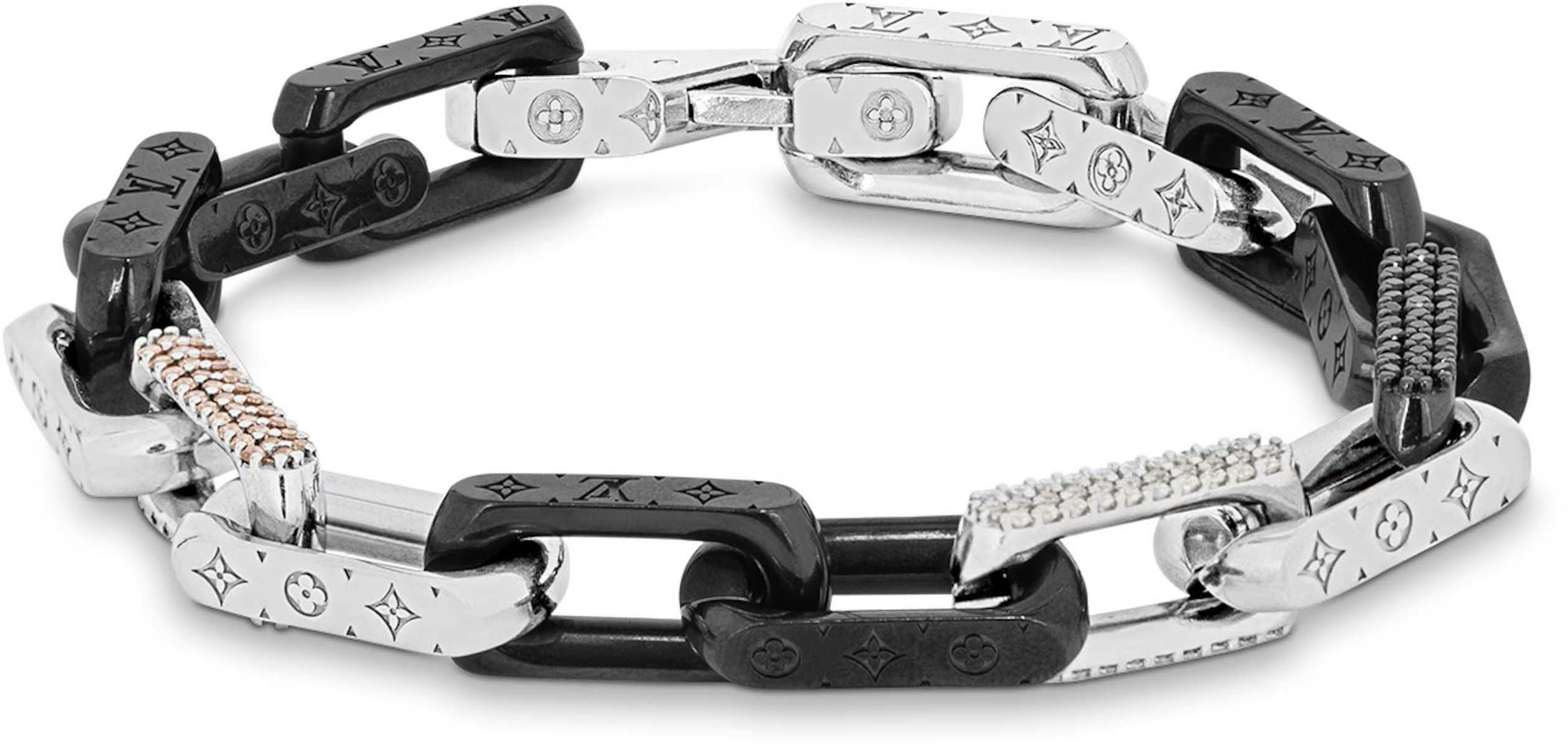 Virgil Abloh x Louis Vuitton Monogram Curb Chain Bracelet New in