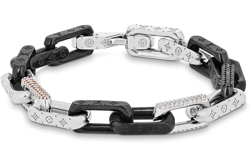 Louis vuitton chain bracelet engraved monogram Clearance