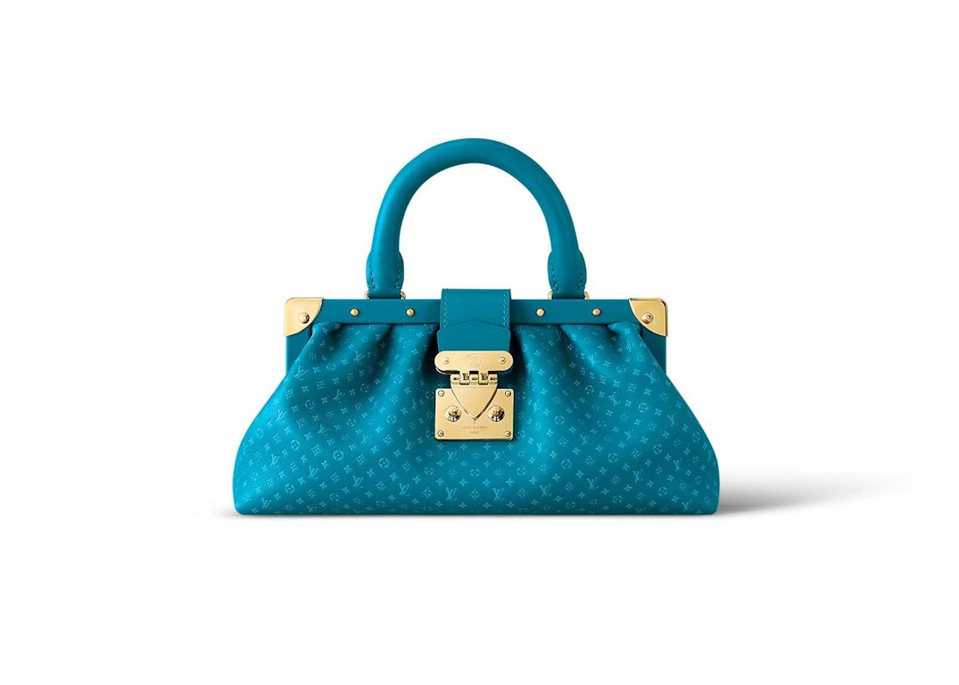 Louis Vuitton Clutch bags Blue Leather ref.273513 - Joli Closet