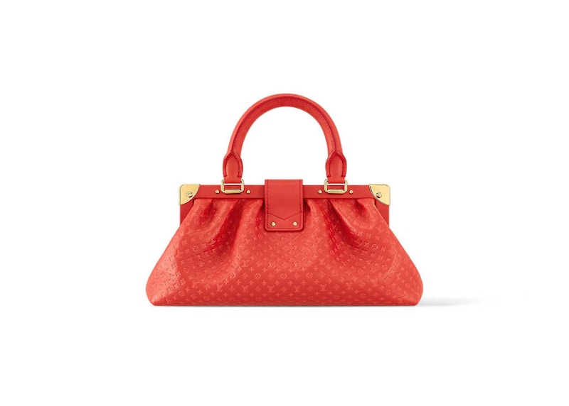 Louis Vuitton Monogram Clutch Red