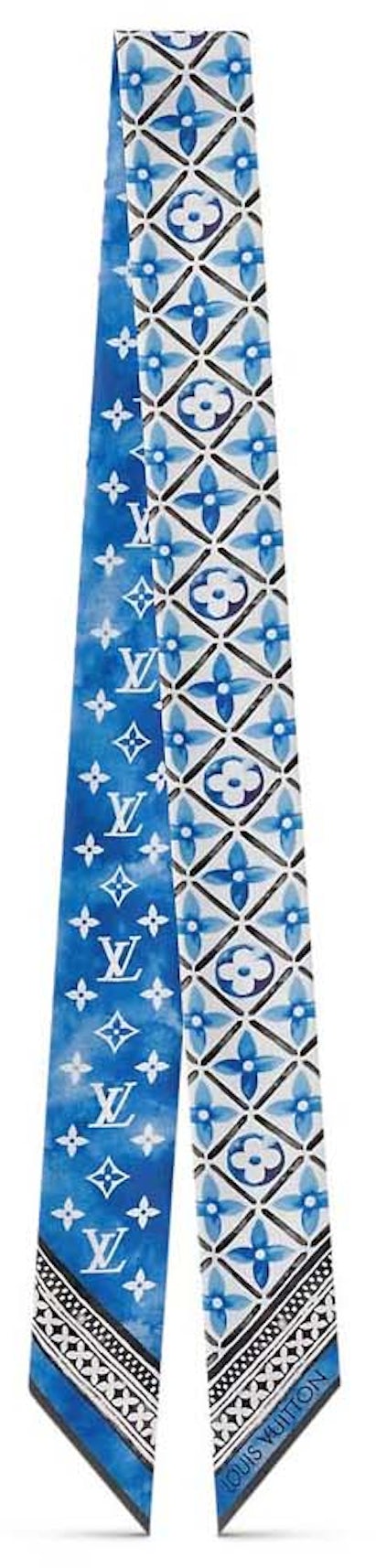 Louis Vuitton Game On White Monogram Multicolor Bandeau Silk