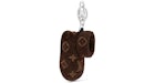 Louis Vuitton Monogram Footprint Bag Charm & Key Holder Brown