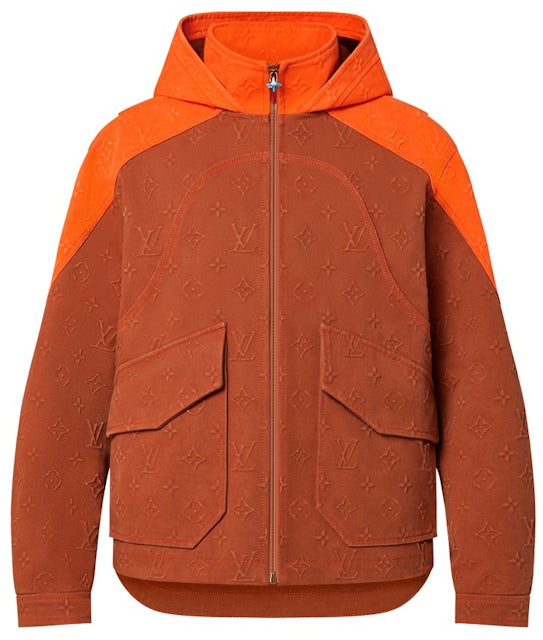 Louis Vuitton Monogram Hooded Denim Jacket Brown Herren - FW21 - DE