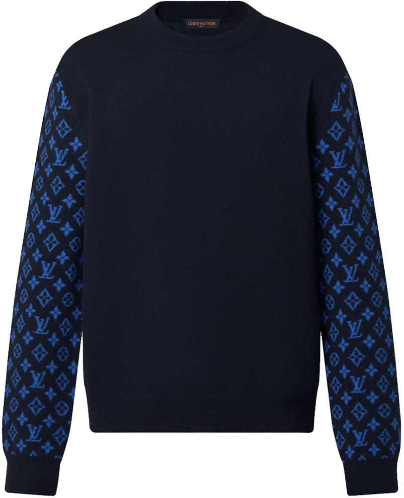 Shop Louis Vuitton 2023-24FW Crew Neck Monogram Wool Long Sleeves