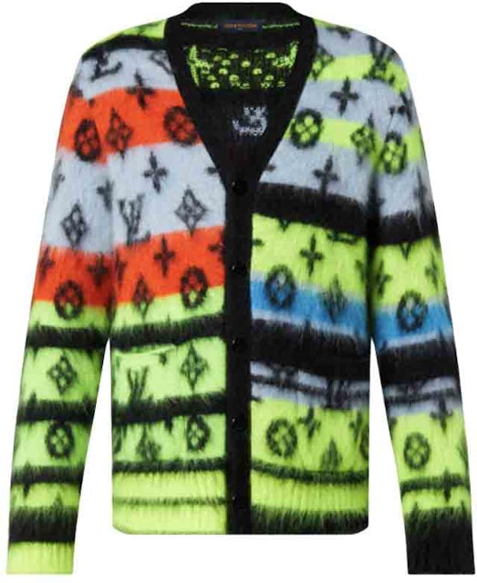 Louis Vuitton Monogram Mohair Cardigan Multicolor