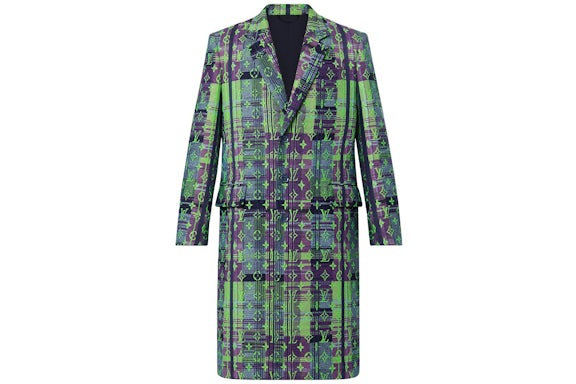 Louis Vuitton Monogram Neon Check Coat Multicolor
