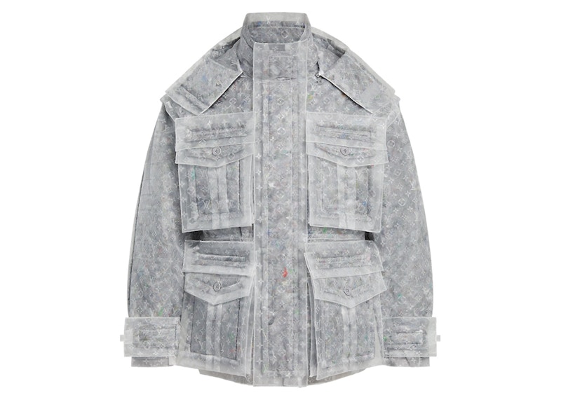 Louis Vuitton Monogram Organza Padded Parka Translucent