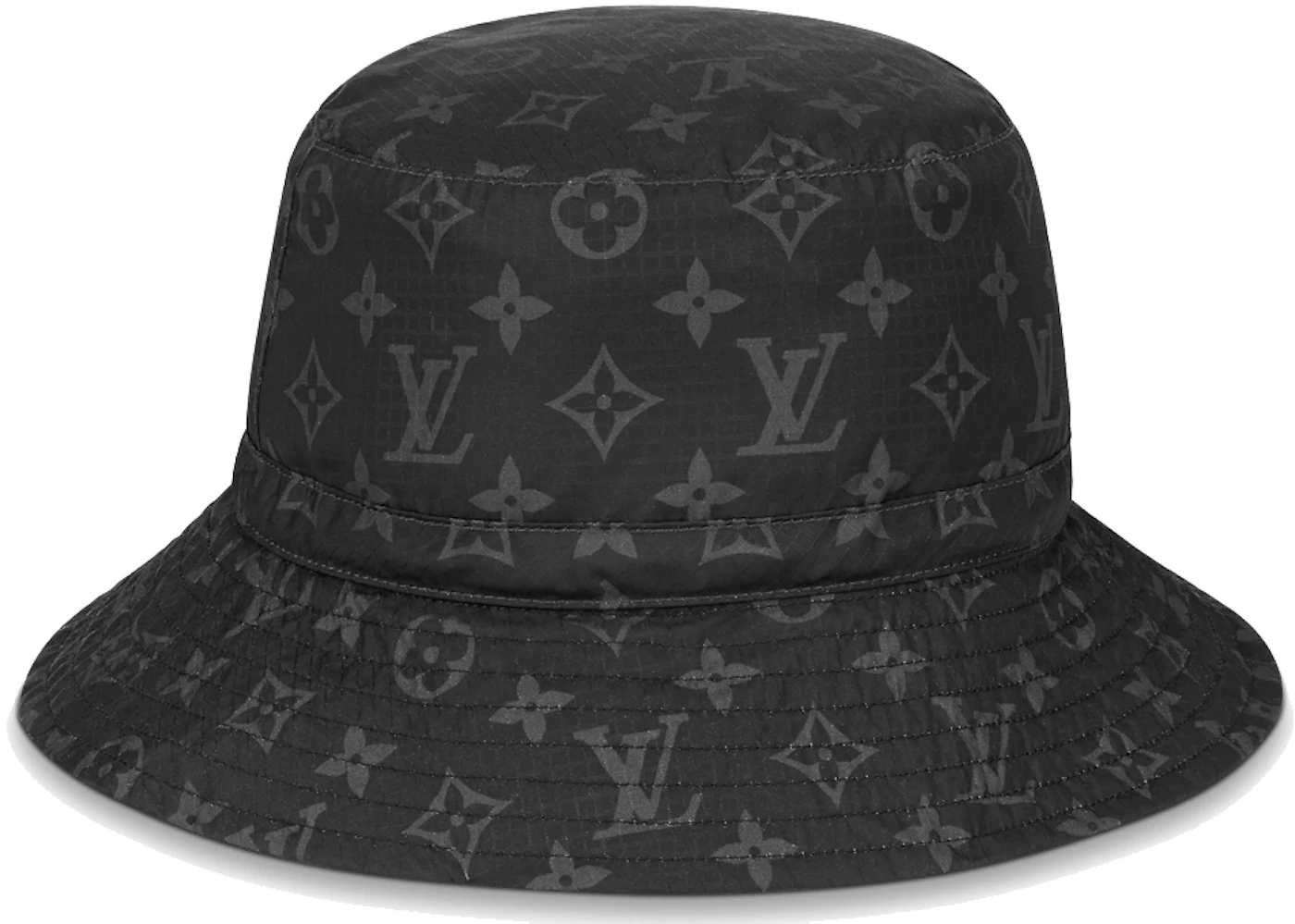 Louis Vuitton Bucket Hat M Size Monogram Nylon Made in Italy Rare Limited  8304AK