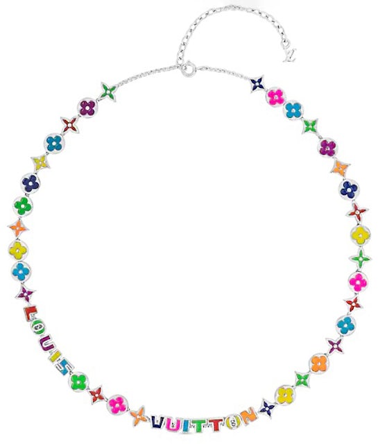 Louis Vuitton Monogram Party Necklace Rainbow - Mens