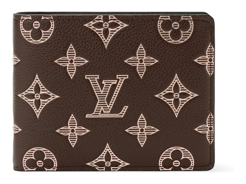 Louis Vuitton Monogram Shadow Multiple Wallet Brown