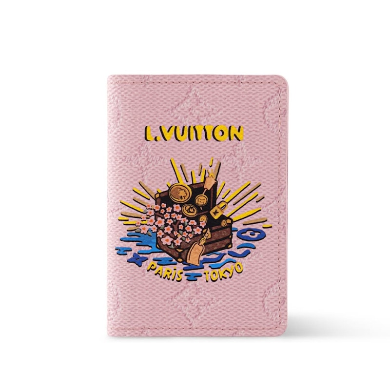 送料込み♪【LOUIS VUITTON】Monogram Souvenir Passport Cover Louis Vuitton Monogram Souvenir Passport Cover Blue in