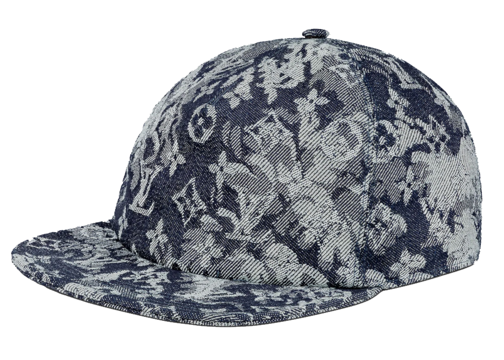Louis Vuitton Monogram Tapestry Cap in Coated Canvas with Gold ...