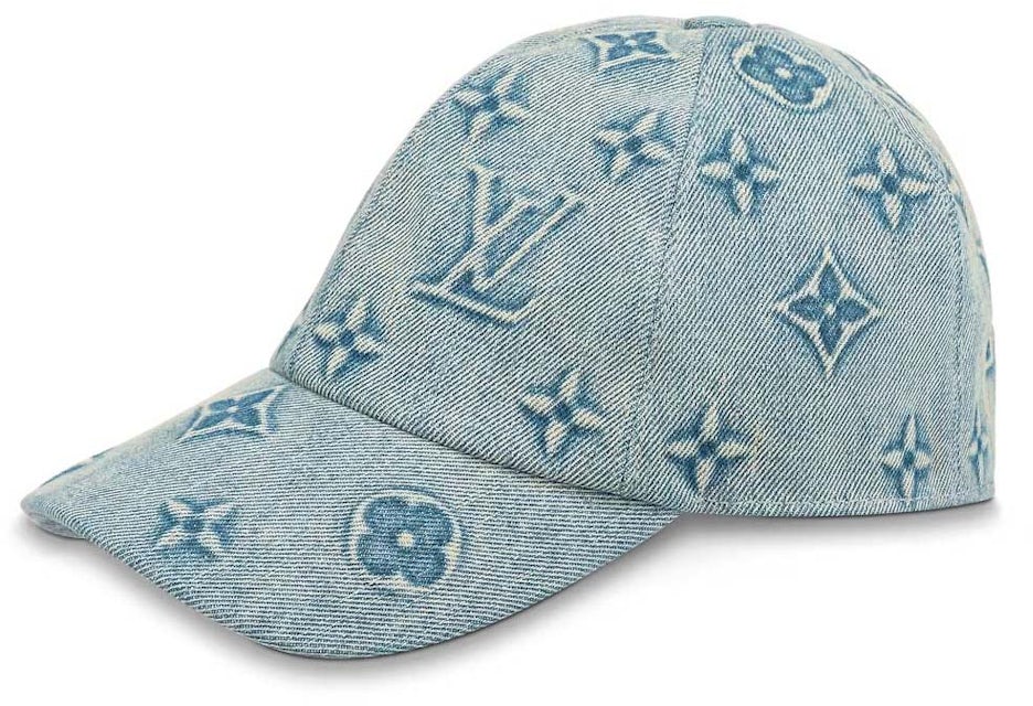 Louis Vuitton Monogram Mesh Baseball Cap, Black, 60